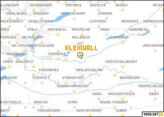map of Klein Wall