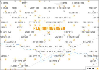 map of Klein Wangersen