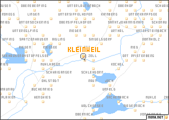 map of Kleinweil