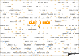 map of Kleinweisach