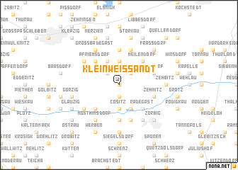 map of Kleinweißandt