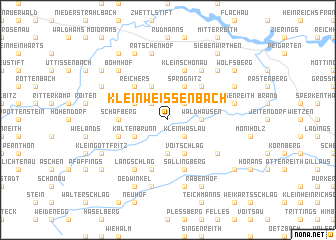 map of Kleinweissenbach