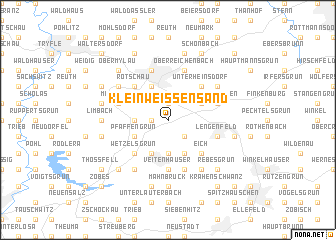 map of Klein Weißensand