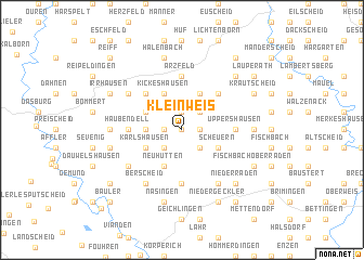 map of Kleinweis