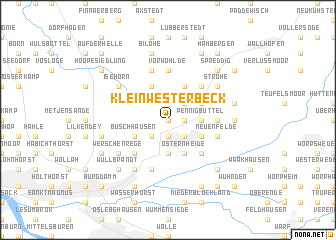 map of Kleinwesterbeck