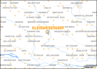 map of Kleinwiesendorf