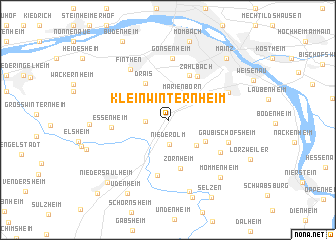 map of Klein-Winternheim