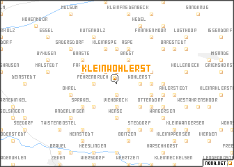 map of Klein Wohlerst