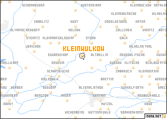 map of Kleinwulkow