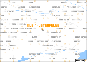 map of Klein Wüstenfelde