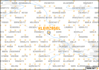 map of Kleinzadel