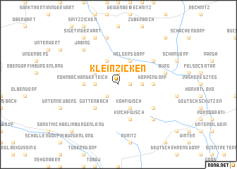 map of Kleinzicken