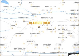 map of Klein Ziethen