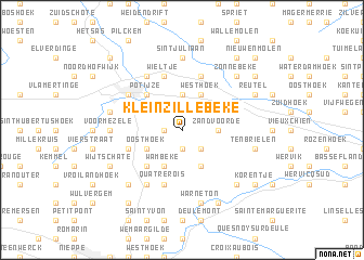 map of Klein Zillebeke