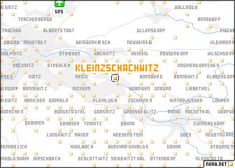 map of Kleinzschachwitz