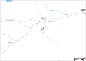 map of Klein