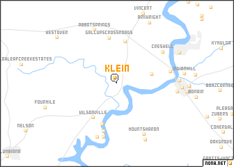 map of Klein