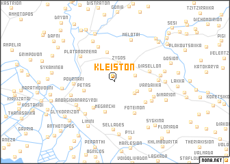 map of Kleistón