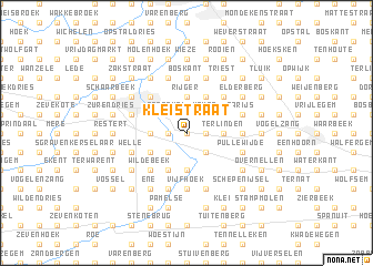 map of Kleistraat