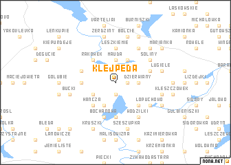 map of Kłejpeda