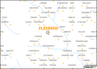 map of Klekawkhi