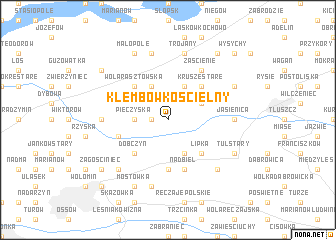 map of Klembów Kościelny