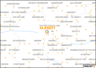 map of Klement