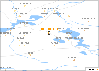 map of Klemetti