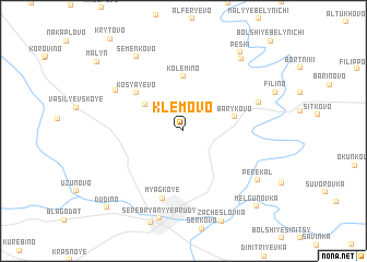 map of Klëmovo