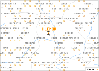 map of Klemov