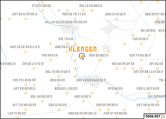 map of Klengen