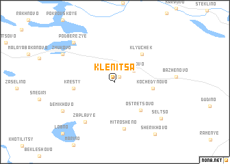 map of Klenitsa