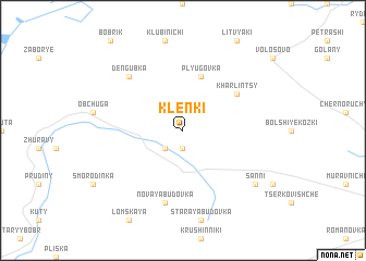 map of Klenki