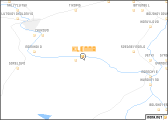 map of Klenna