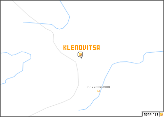 map of Klenovitsa