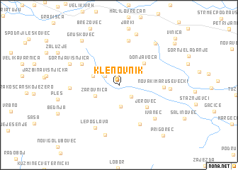 map of Klenovnik