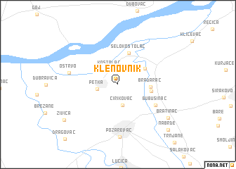 map of Klenovnik