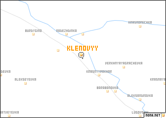 map of Klenovyy