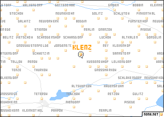 map of Klenz