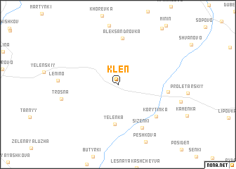 map of Klën