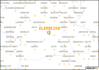 map of Klepaczka
