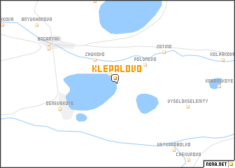 map of Klepalovo