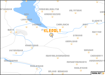 map of Klepaly