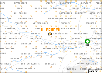 map of Klephoek