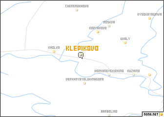 map of Klepikovo