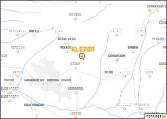 map of Klepon