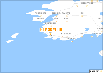 map of Kleppelva