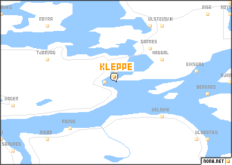 map of Kleppe