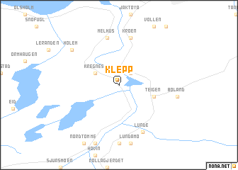 map of Klepp