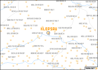 map of Klepsau